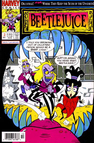 Cover for Beetlejuice Elliot Mess and the Unwashables (Harvey, 1992 series) #2