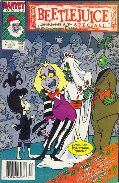 Cover for Beetlejuice Holiday Special (Harvey, 1992 series) #1 [Newsstand]