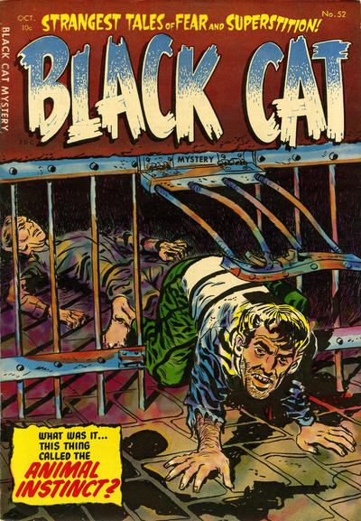 Cover for Black Cat Comics (Harvey, 1946 series) #52