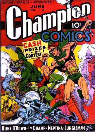 Cover for Champion Comics (Worth Carnahan, 1939 series) #8