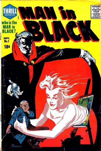 Cover for Man in Black (Harvey, 1957 series) #1