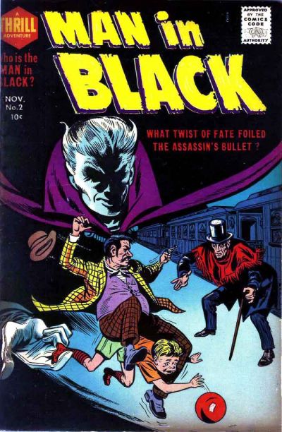 Cover for Man in Black (Harvey, 1957 series) #2