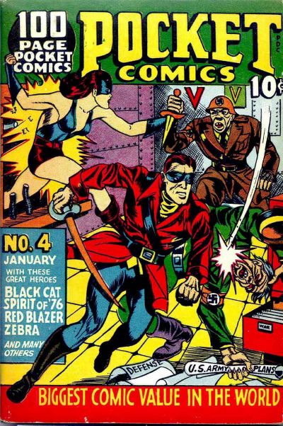 Cover for Pocket Comics (Harvey, 1941 series) #4