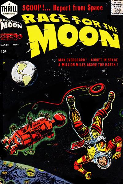 Cover for Race for the Moon (Harvey, 1958 series) #1