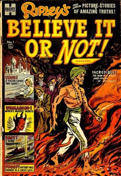 Cover for Ripley's Believe It Or Not Magazine (Harvey, 1953 series) #1