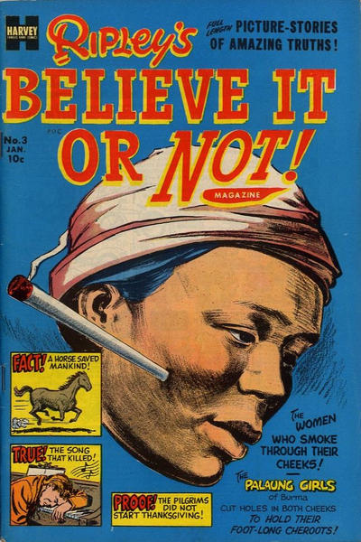 Cover for Ripley's Believe It Or Not Magazine (Harvey, 1953 series) #3
