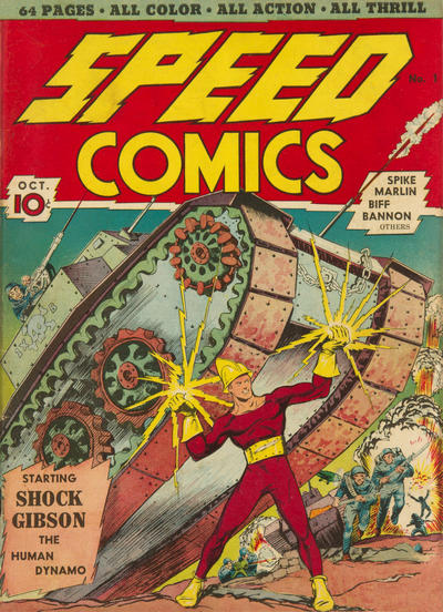 Cover for Speed Comics (Brookwood, 1939 series) #1