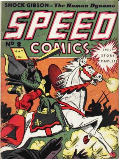 Cover for Speed Comics (Brookwood, 1939 series) #8