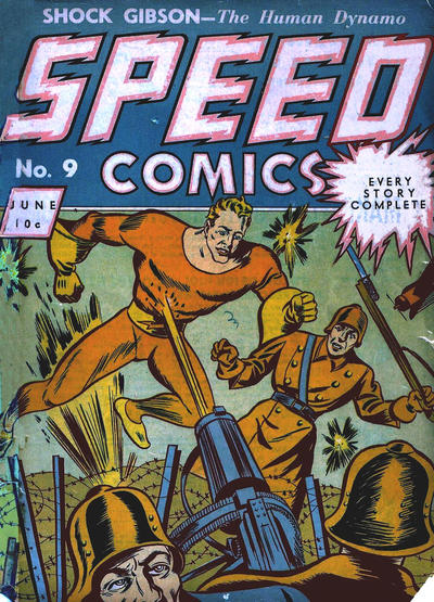 Cover for Speed Comics (Brookwood, 1939 series) #9