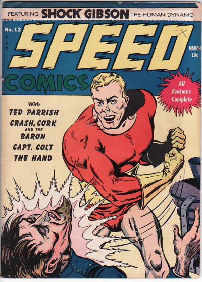 Cover for Speed Comics (Harvey, 1941 series) #12