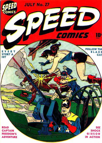 Cover for Speed Comics (Harvey, 1941 series) #27