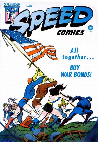 Cover for Speed Comics (Harvey, 1941 series) #38