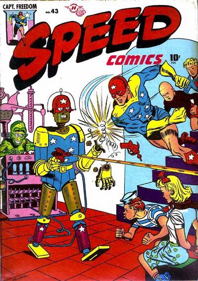 Cover for Speed Comics (Harvey, 1941 series) #43