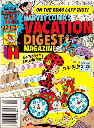 Cover for Vacation Digest Magazine (Harvey, 1987 series) #1