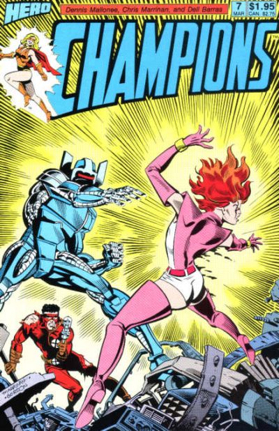 Cover for Champions (Heroic Publishing, 1987 series) #7