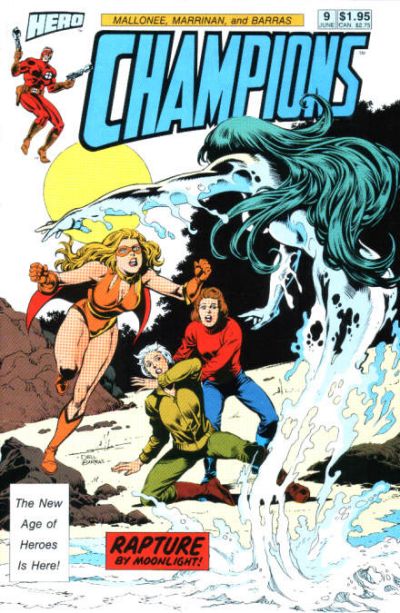 Cover for Champions (Heroic Publishing, 1987 series) #9 [Direct]
