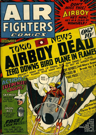 Cover for Air Fighters Comics (Hillman, 1941 series) #v1#3 [3]