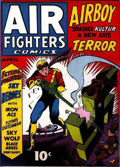 Cover for Air Fighters Comics (Hillman, 1941 series) #v1#7 [7]