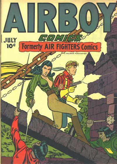 Cover for Airboy Comics (Hillman, 1945 series) #v3#6 [29]