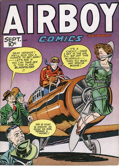 Cover for Airboy Comics (Hillman, 1945 series) #v4#8 [43]