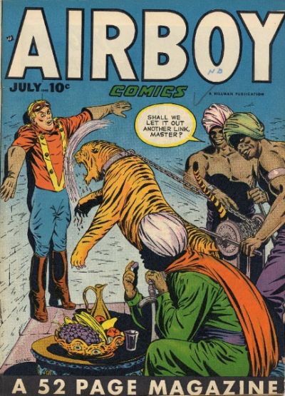 Cover for Airboy Comics (Hillman, 1945 series) #v5#6 [53]