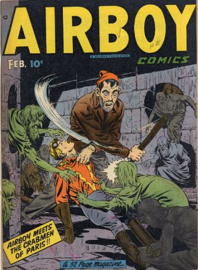 Cover for Airboy Comics (Hillman, 1945 series) #v6#1 [60]