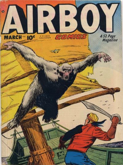 Cover for Airboy Comics (Hillman, 1945 series) #v7#2 [73]