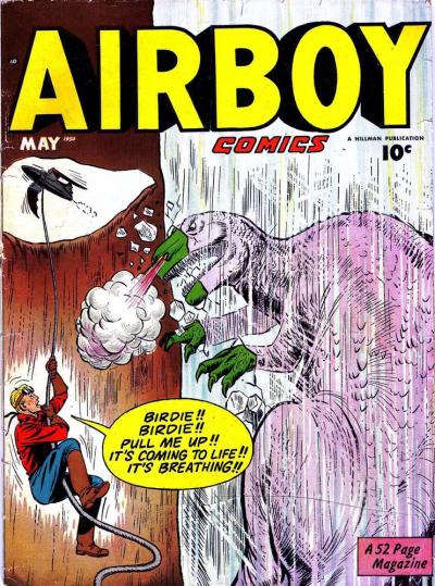 Cover for Airboy Comics (Hillman, 1945 series) #v7#4 [75]