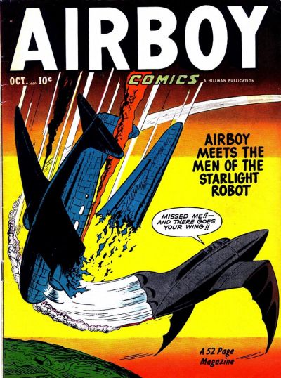 Cover for Airboy Comics (Hillman, 1945 series) #v7#9 [80]