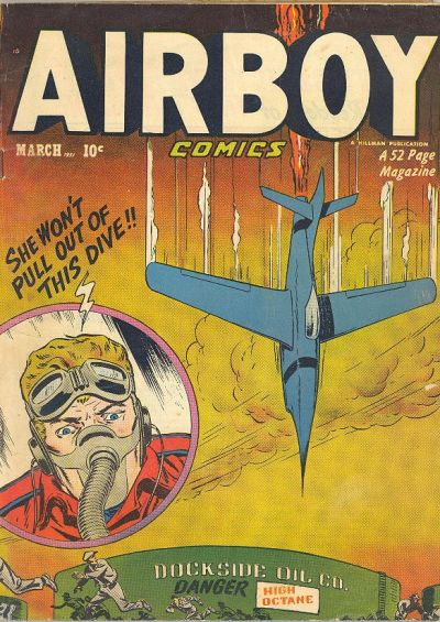 Cover for Airboy Comics (Hillman, 1945 series) #v8#2 [85]