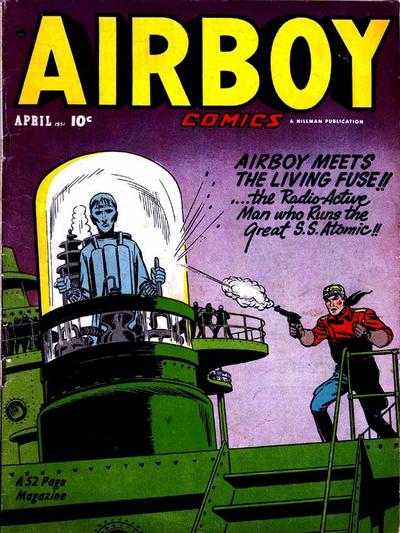 Cover for Airboy Comics (Hillman, 1945 series) #v8#3 [86]