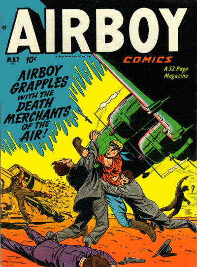 Cover for Airboy Comics (Hillman, 1945 series) #v8#4 [87]