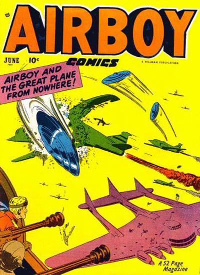 Cover for Airboy Comics (Hillman, 1945 series) #v8#5 [88]