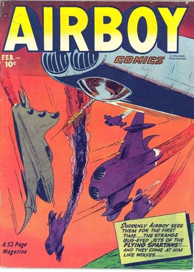 Cover for Airboy Comics (Hillman, 1945 series) #v9#1 [96]
