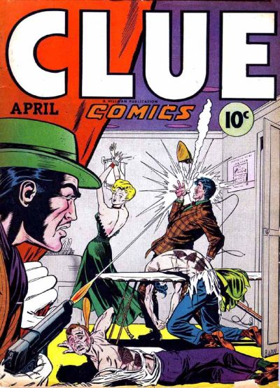 Cover for Clue Comics (Hillman, 1943 series) #v2#2 [14]