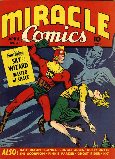 Cover for Miracle Comics (Hillman, 1940 series) #v1#3