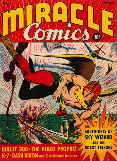 Cover for Miracle Comics (Hillman, 1940 series) #v1#4