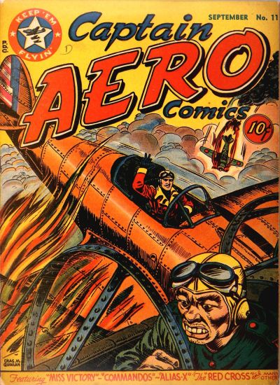 Cover for Captain Aero Comics (Temerson / Helnit / Continental, 1941 series) #v3#9 (11)