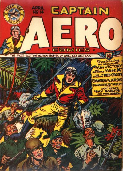 Cover for Captain Aero Comics (Temerson / Helnit / Continental, 1941 series) #v3#12 (14)