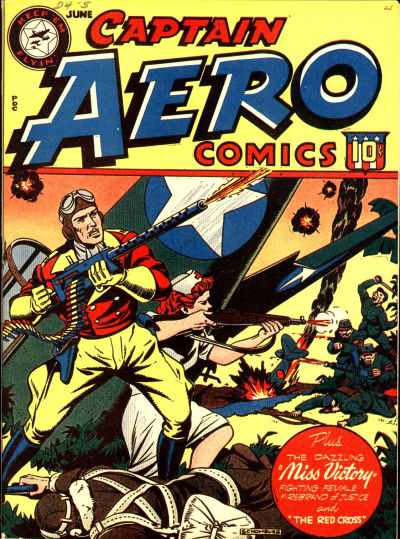 Cover for Captain Aero Comics (Temerson / Helnit / Continental, 1941 series) #v3#13 [15]