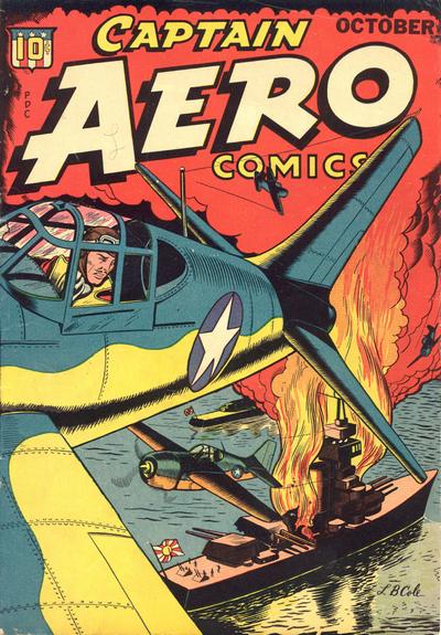 Cover for Captain Aero Comics (Temerson / Helnit / Continental, 1941 series) #v4#3 [17]