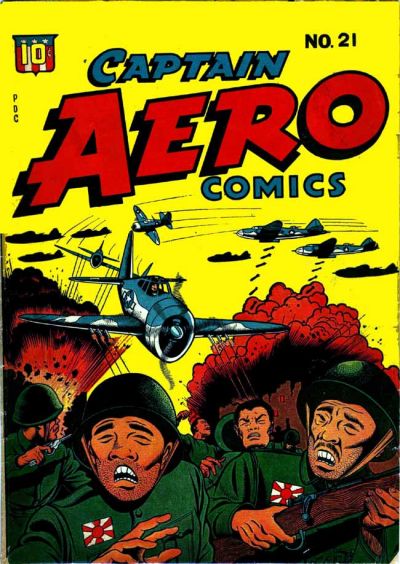 Cover for Captain Aero Comics (Temerson / Helnit / Continental, 1941 series) #21