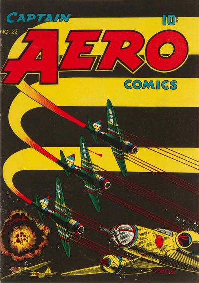 Cover for Captain Aero Comics (Temerson / Helnit / Continental, 1941 series) #22