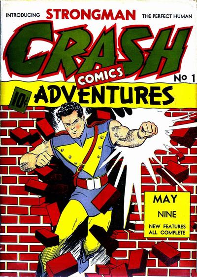 Cover for Crash Comics Adventures (Temerson / Helnit / Continental, 1940 series) #1
