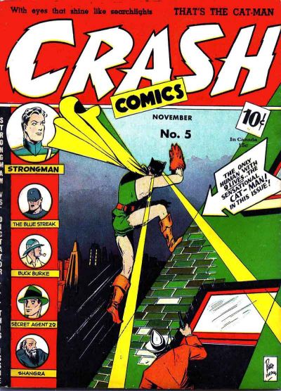 Cover for Crash Comics Adventures (Temerson / Helnit / Continental, 1940 series) #5