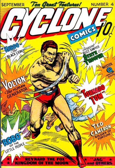 Cover for Cyclone Comics (Worth Carnahan, 1940 series) #4