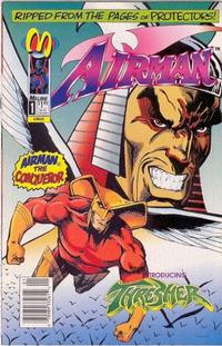 Cover Thumbnail for Airman (Malibu, 1993 series) #1 [Newsstand]