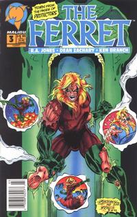Cover Thumbnail for The Ferret (Malibu, 1993 series) #3 [Newsstand]