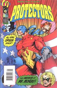 Cover Thumbnail for Protectors (Malibu, 1992 series) #1 [Newsstand]