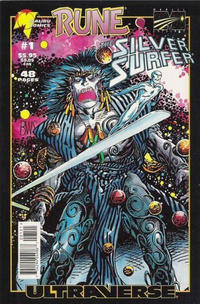 Cover Thumbnail for Rune / Silver Surfer (Malibu, 1995 series) #1 [Squarebound Variant]